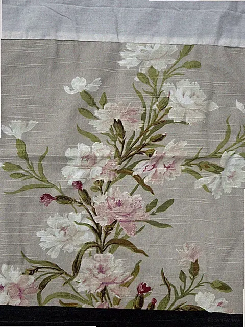 Country Curtains Beige Floral Bedskirt Distilled Twin